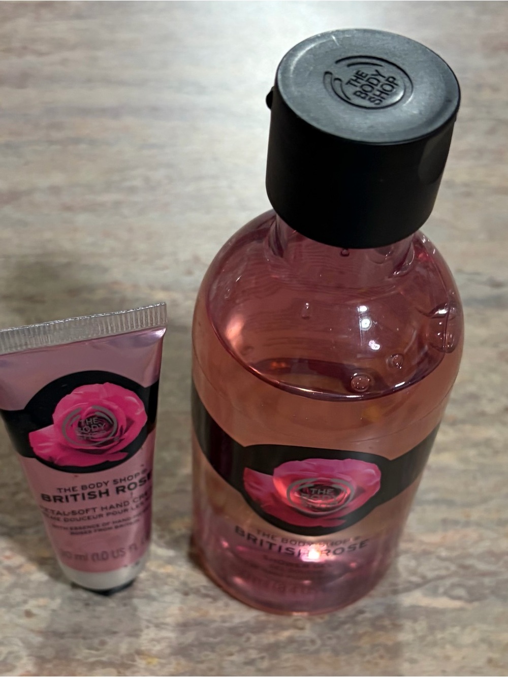 The Body Shop British Rose Shower Gel and Hand Cream Set - Pink